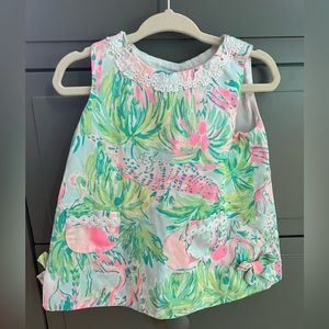 EUC Size 6-12 Month Lilly Pulizter Dress with matching bloomers!